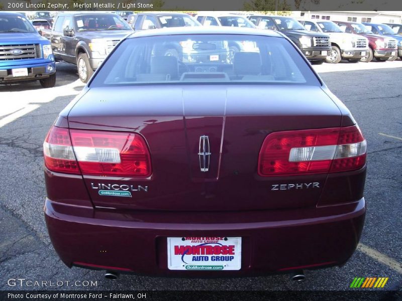 Merlot Metallic / Light Stone 2006 Lincoln Zephyr