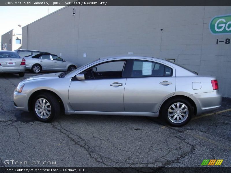 Quick Silver Pearl / Medium Gray 2009 Mitsubishi Galant ES