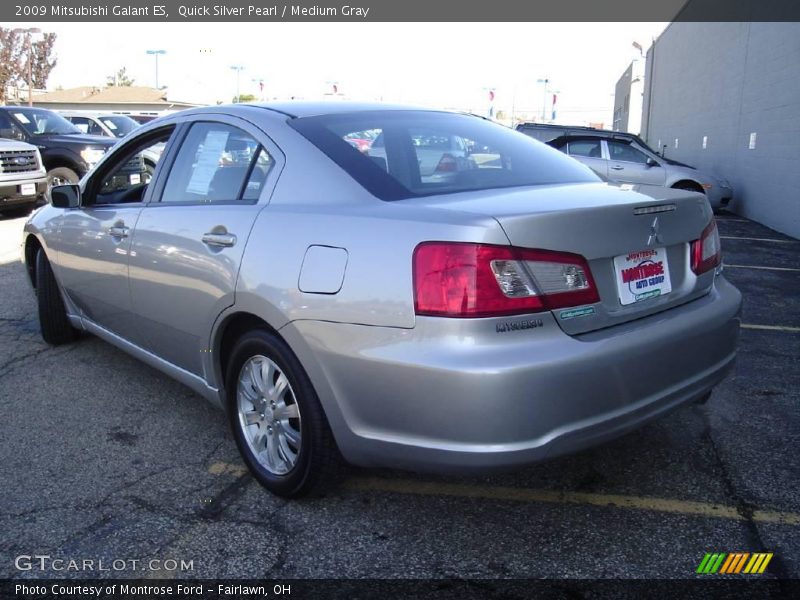 Quick Silver Pearl / Medium Gray 2009 Mitsubishi Galant ES