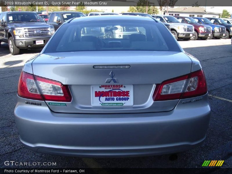 Quick Silver Pearl / Medium Gray 2009 Mitsubishi Galant ES