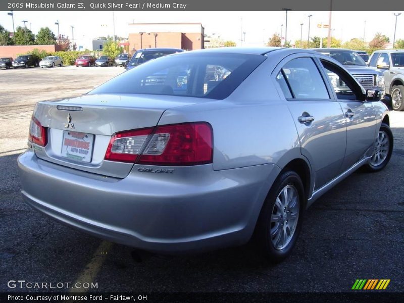 Quick Silver Pearl / Medium Gray 2009 Mitsubishi Galant ES