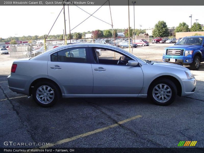 Quick Silver Pearl / Medium Gray 2009 Mitsubishi Galant ES