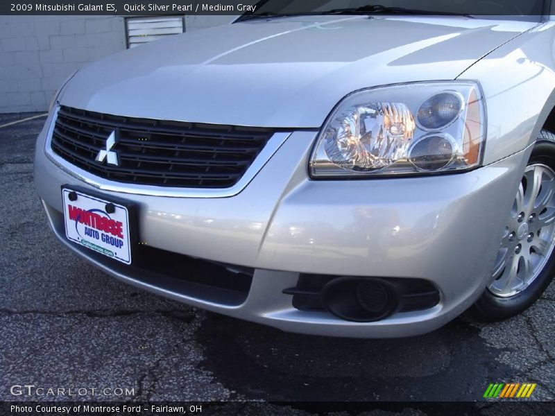 Quick Silver Pearl / Medium Gray 2009 Mitsubishi Galant ES