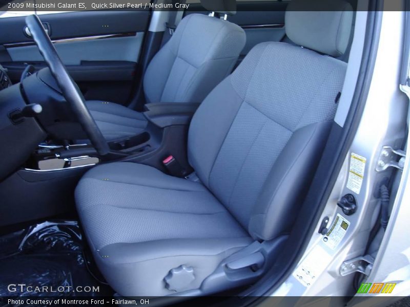 Quick Silver Pearl / Medium Gray 2009 Mitsubishi Galant ES