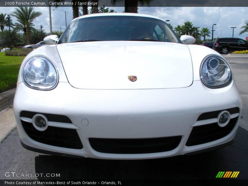 Carrara White / Sand Beige 2008 Porsche Cayman