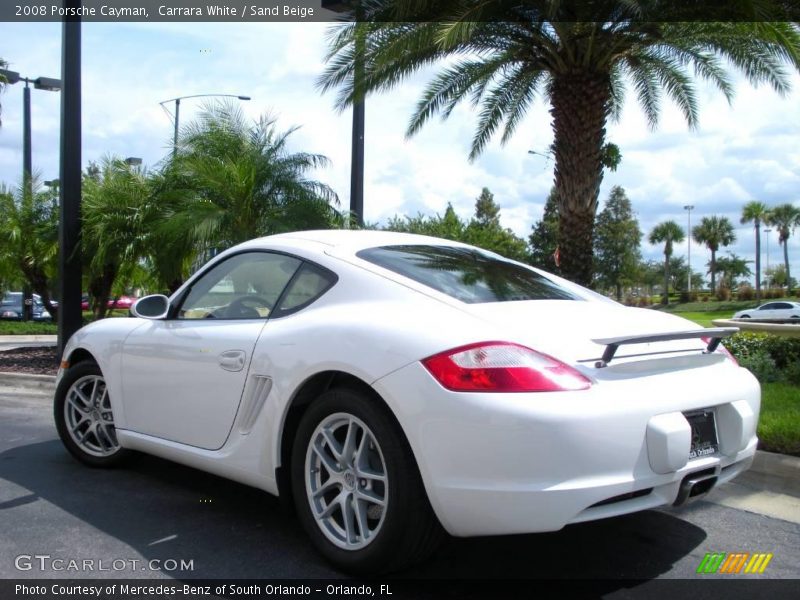Carrara White / Sand Beige 2008 Porsche Cayman
