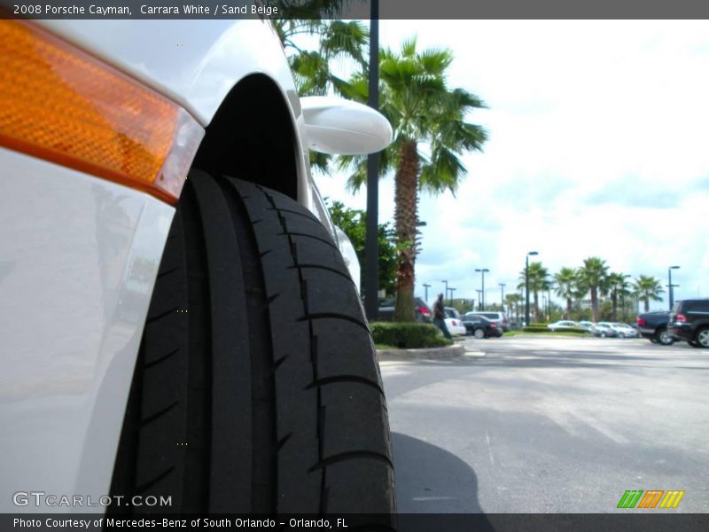 Carrara White / Sand Beige 2008 Porsche Cayman