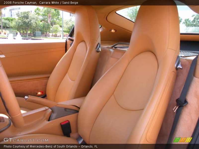 Carrara White / Sand Beige 2008 Porsche Cayman