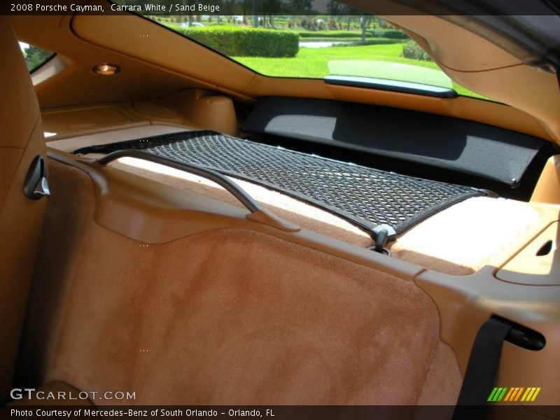 Carrara White / Sand Beige 2008 Porsche Cayman