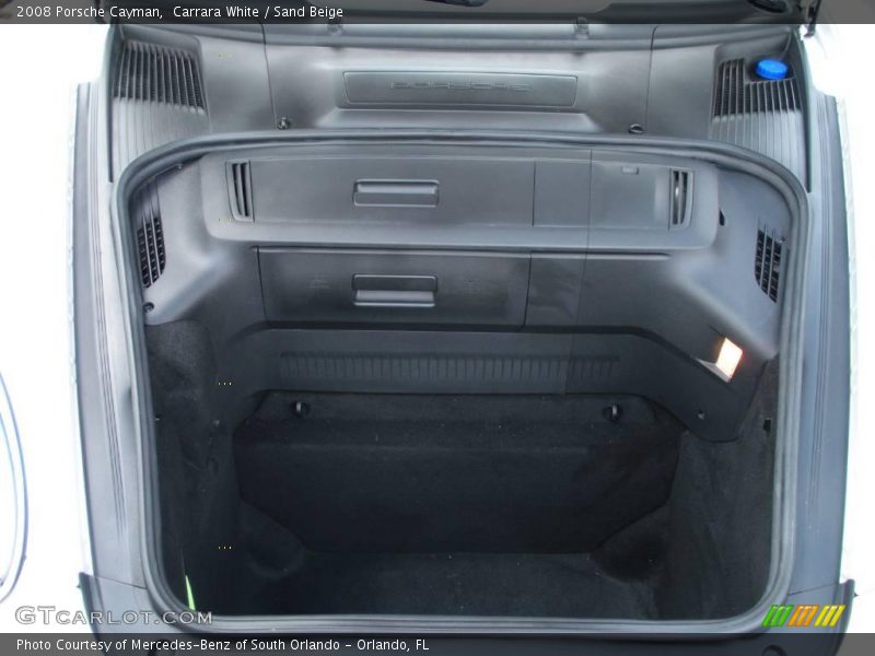 Carrara White / Sand Beige 2008 Porsche Cayman