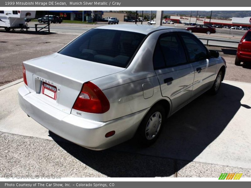 Munich Silver Metallic / Gray 1999 Mitsubishi Mirage DE Sedan