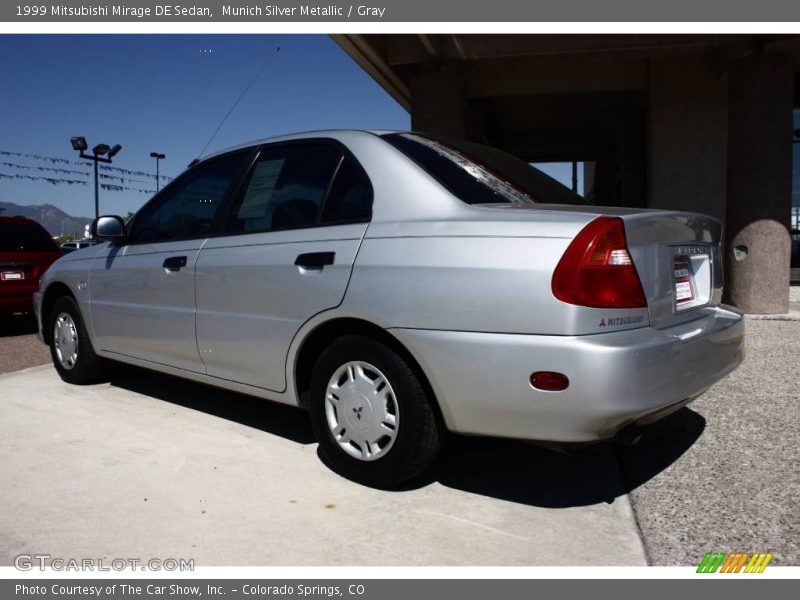 Munich Silver Metallic / Gray 1999 Mitsubishi Mirage DE Sedan