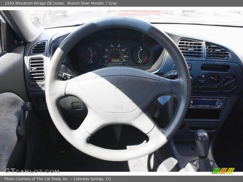 Munich Silver Metallic / Gray 1999 Mitsubishi Mirage DE Sedan