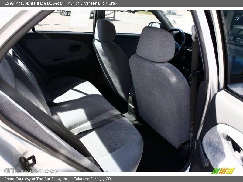 Munich Silver Metallic / Gray 1999 Mitsubishi Mirage DE Sedan