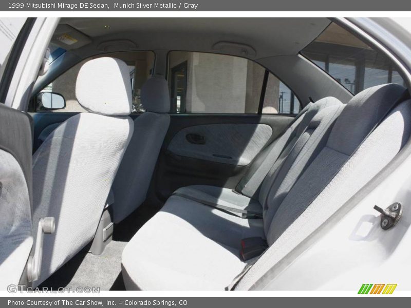 Munich Silver Metallic / Gray 1999 Mitsubishi Mirage DE Sedan