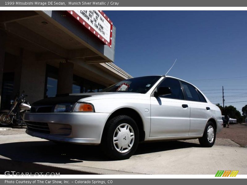 Munich Silver Metallic / Gray 1999 Mitsubishi Mirage DE Sedan