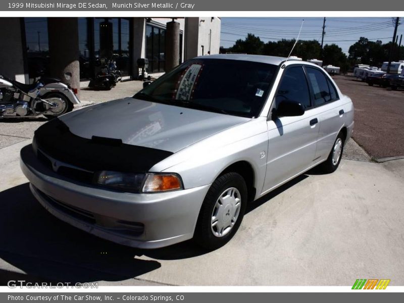 Munich Silver Metallic / Gray 1999 Mitsubishi Mirage DE Sedan