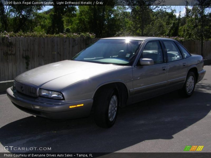 Light Driftwood Metallic / Gray 1996 Buick Regal Custom Sedan