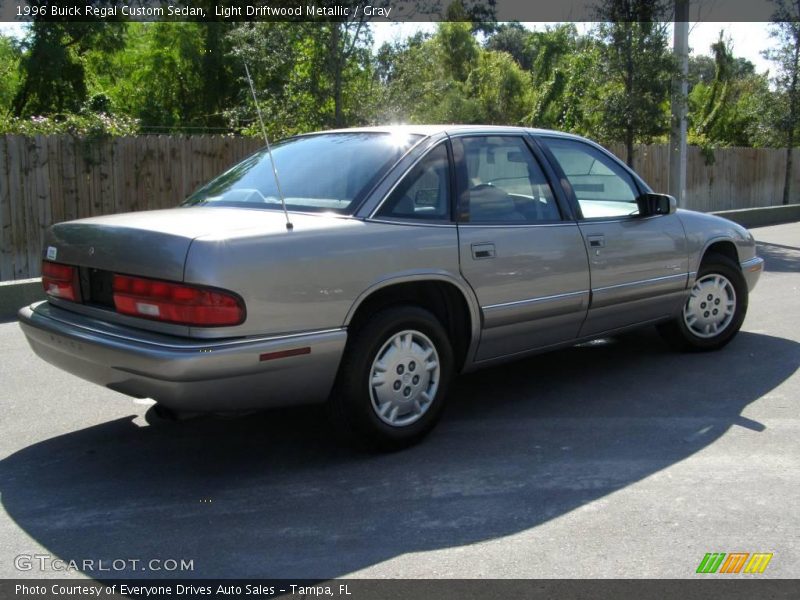 Light Driftwood Metallic / Gray 1996 Buick Regal Custom Sedan