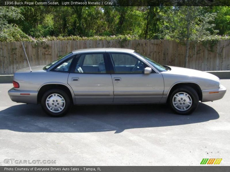 Light Driftwood Metallic / Gray 1996 Buick Regal Custom Sedan