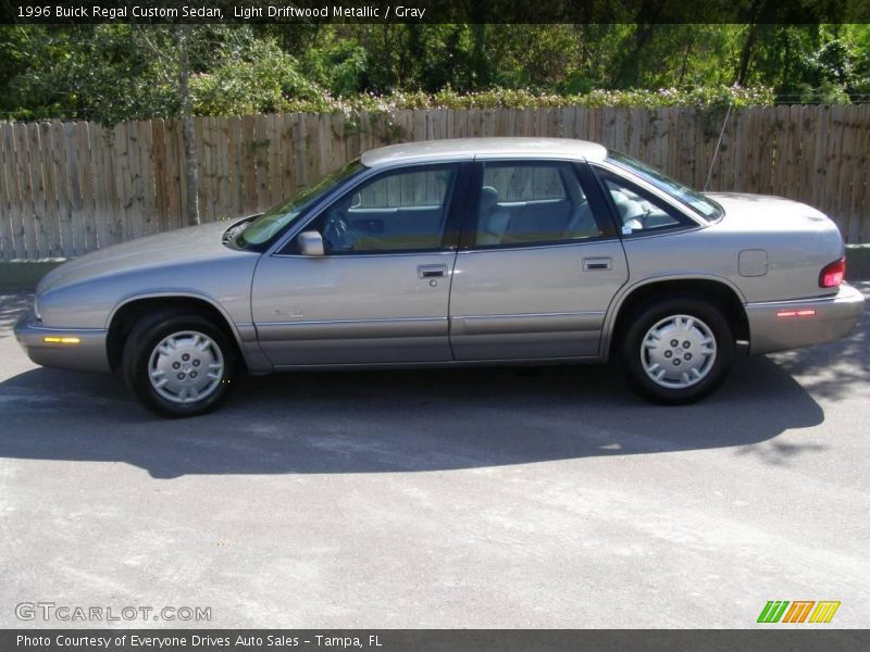 Light Driftwood Metallic / Gray 1996 Buick Regal Custom Sedan