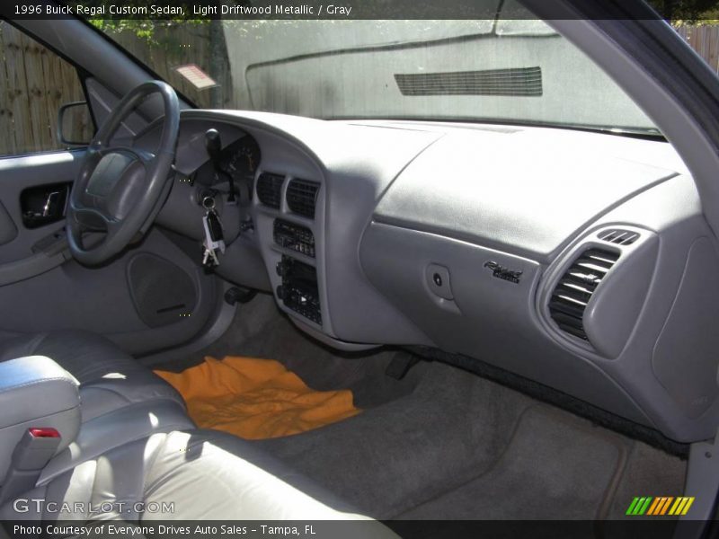 Light Driftwood Metallic / Gray 1996 Buick Regal Custom Sedan