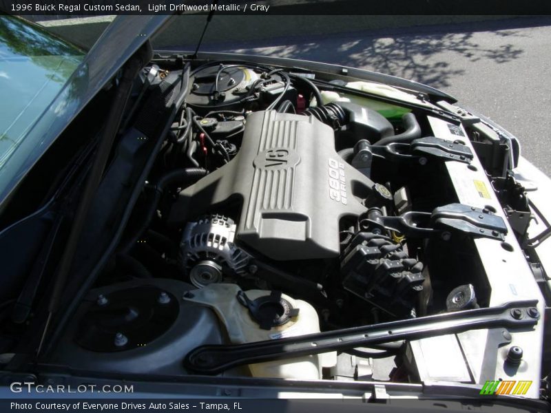 Light Driftwood Metallic / Gray 1996 Buick Regal Custom Sedan