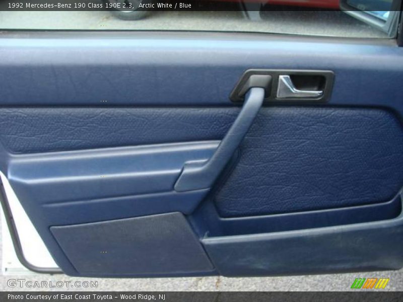 Arctic White / Blue 1992 Mercedes-Benz 190 Class 190E 2.3