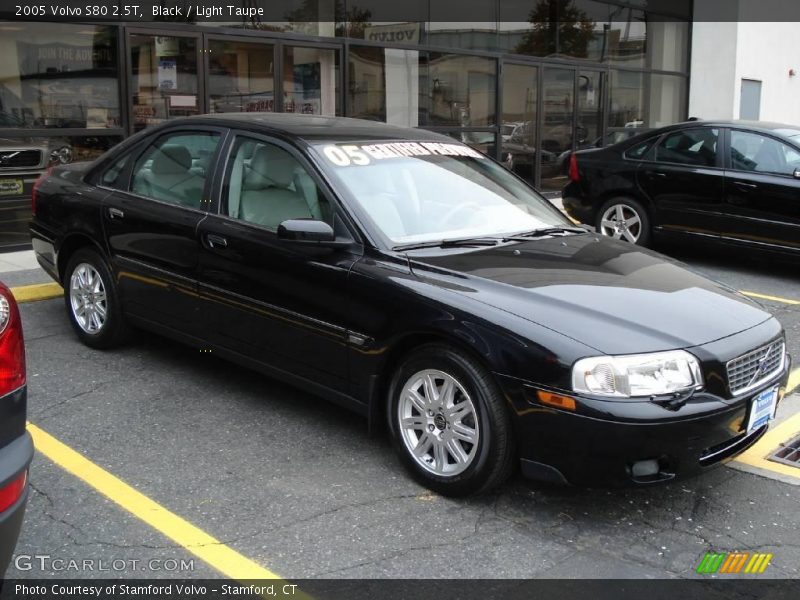 Black / Light Taupe 2005 Volvo S80 2.5T