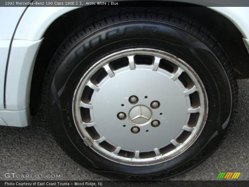 Arctic White / Blue 1992 Mercedes-Benz 190 Class 190E 2.3