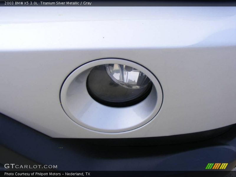 Titanium Silver Metallic / Gray 2003 BMW X5 3.0i