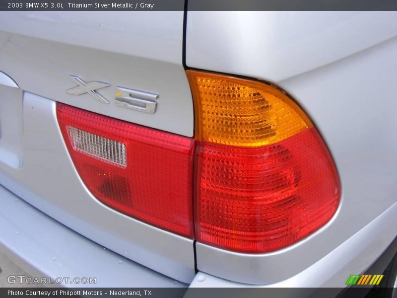 Titanium Silver Metallic / Gray 2003 BMW X5 3.0i