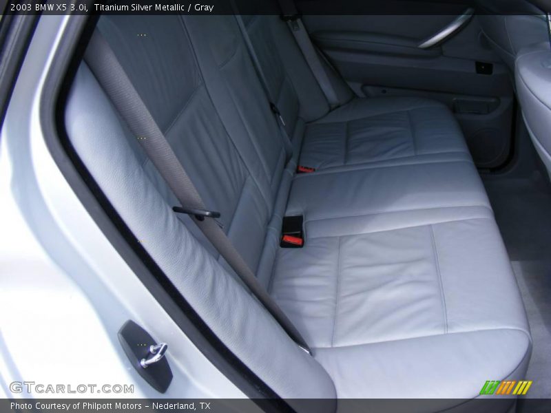 Titanium Silver Metallic / Gray 2003 BMW X5 3.0i