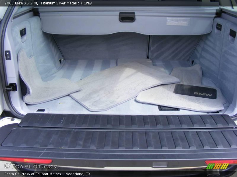 Titanium Silver Metallic / Gray 2003 BMW X5 3.0i