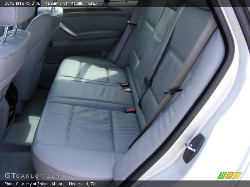 Titanium Silver Metallic / Gray 2003 BMW X5 3.0i