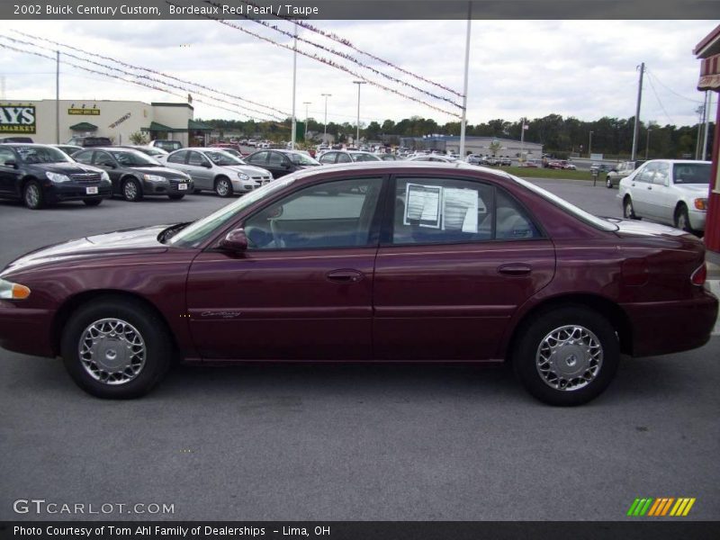 Bordeaux Red Pearl / Taupe 2002 Buick Century Custom