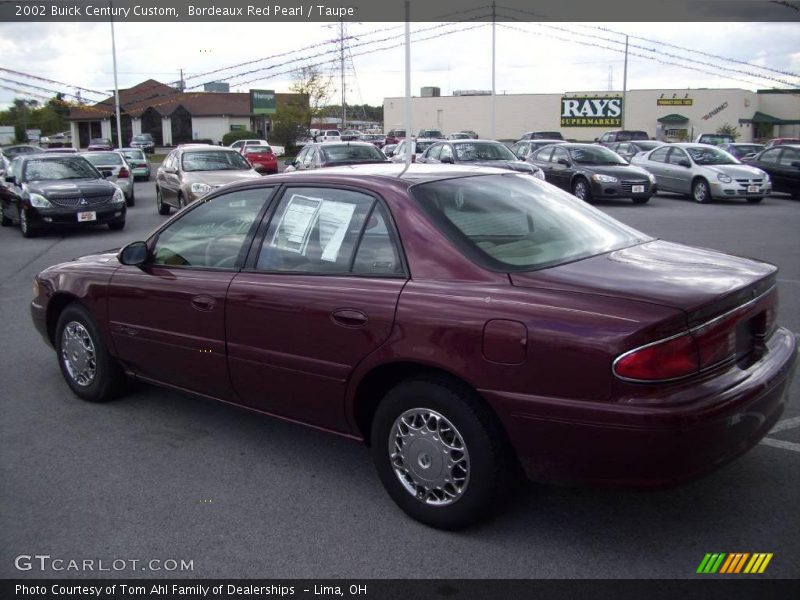 Bordeaux Red Pearl / Taupe 2002 Buick Century Custom