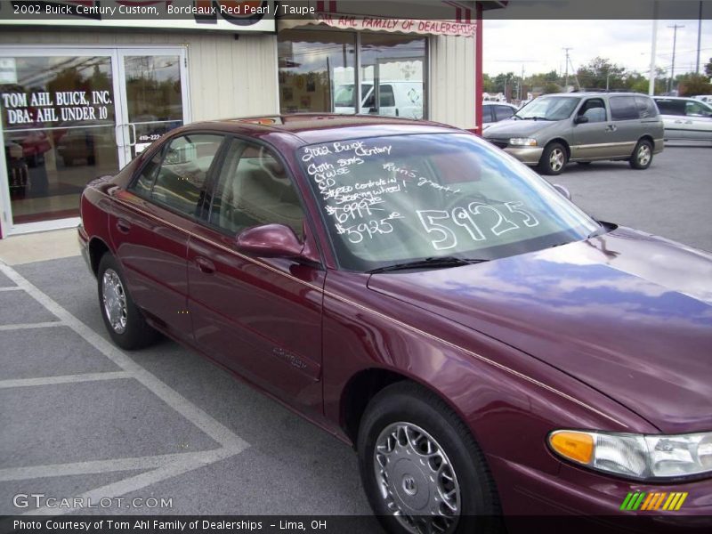 Bordeaux Red Pearl / Taupe 2002 Buick Century Custom