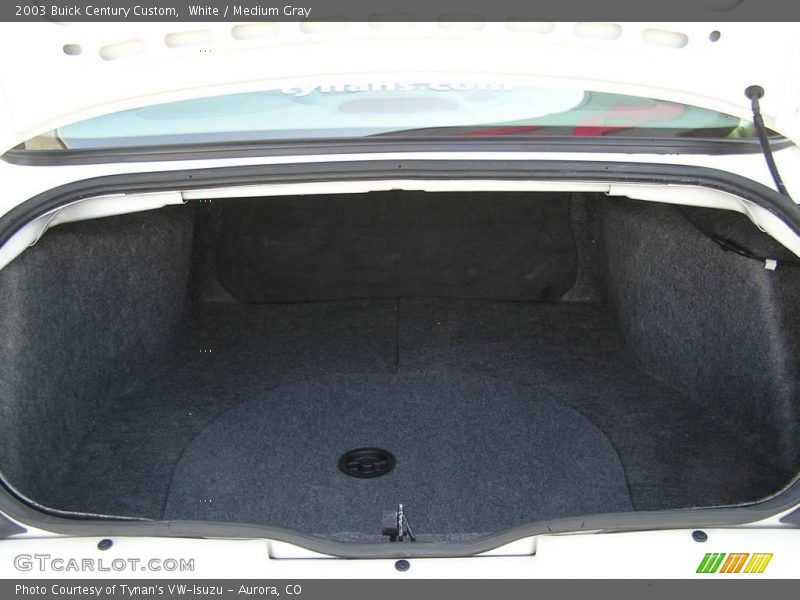 White / Medium Gray 2003 Buick Century Custom