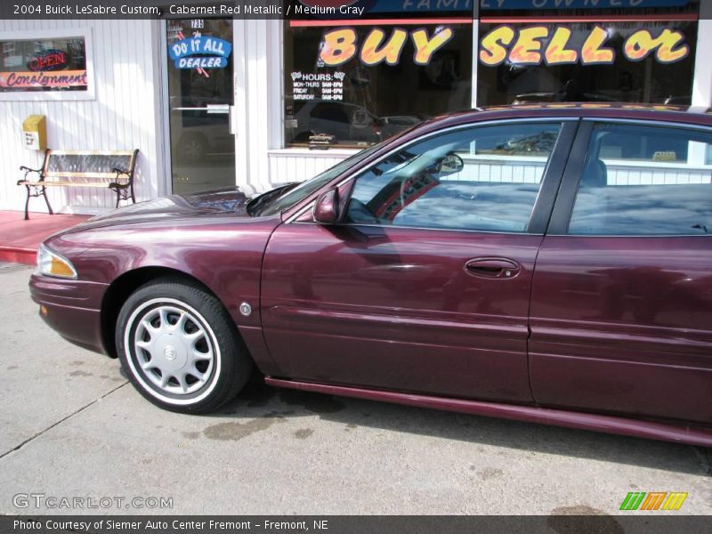Cabernet Red Metallic / Medium Gray 2004 Buick LeSabre Custom