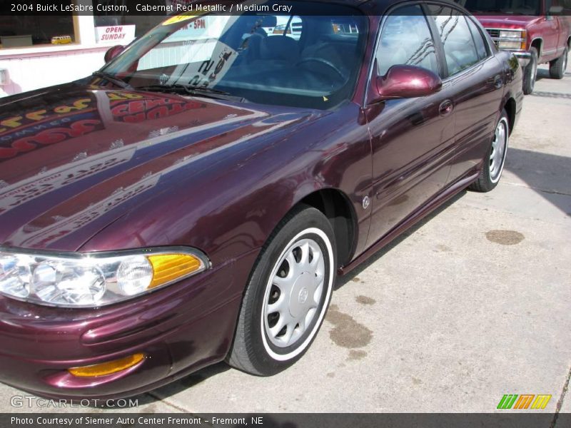 Cabernet Red Metallic / Medium Gray 2004 Buick LeSabre Custom