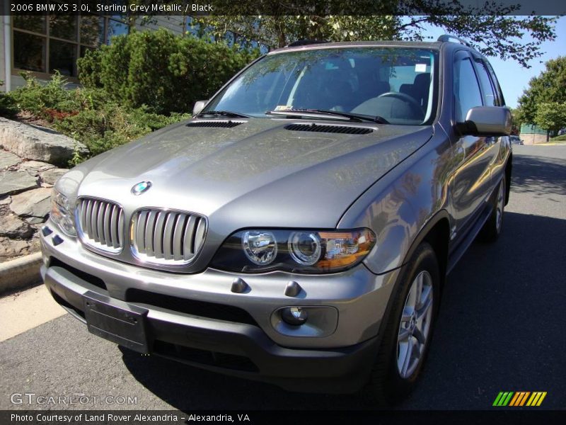 Sterling Grey Metallic / Black 2006 BMW X5 3.0i