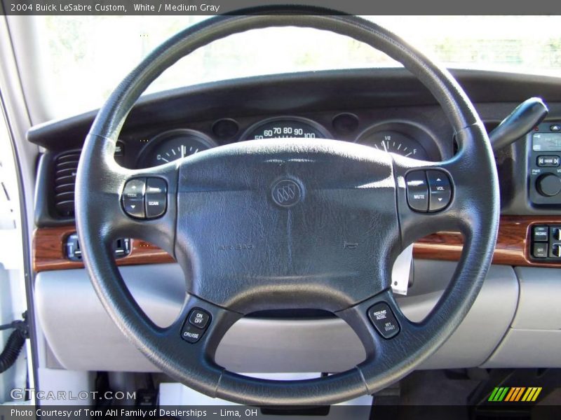 White / Medium Gray 2004 Buick LeSabre Custom