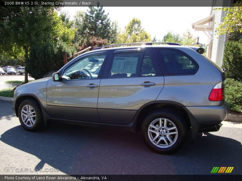 Sterling Grey Metallic / Black 2006 BMW X5 3.0i