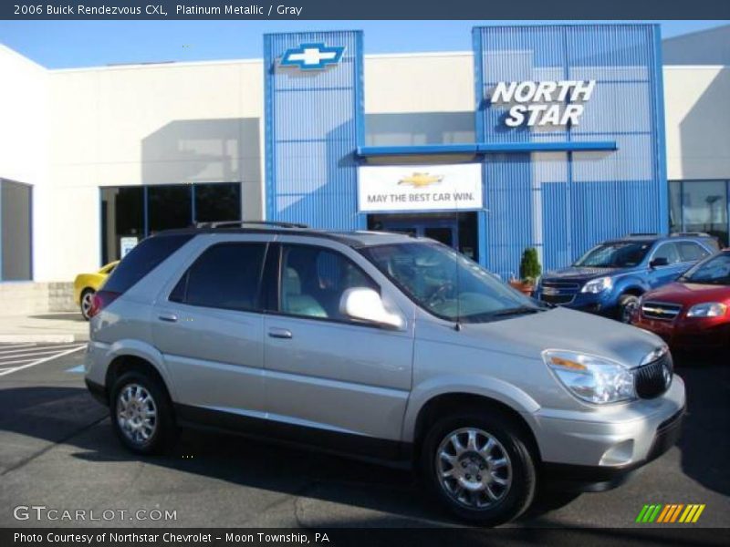 Platinum Metallic / Gray 2006 Buick Rendezvous CXL