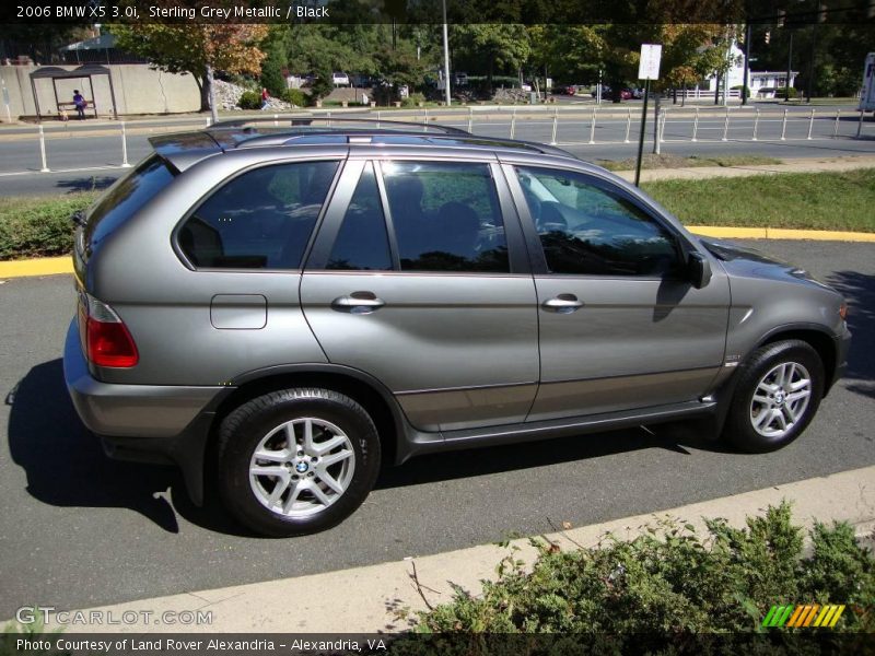 Sterling Grey Metallic / Black 2006 BMW X5 3.0i