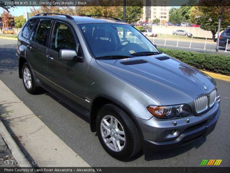 Sterling Grey Metallic / Black 2006 BMW X5 3.0i