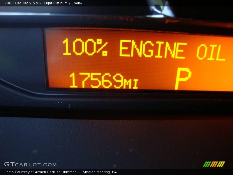 Light Platinum / Ebony 2005 Cadillac STS V6