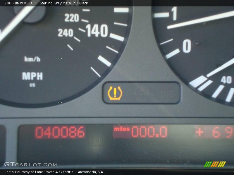Sterling Grey Metallic / Black 2006 BMW X5 3.0i