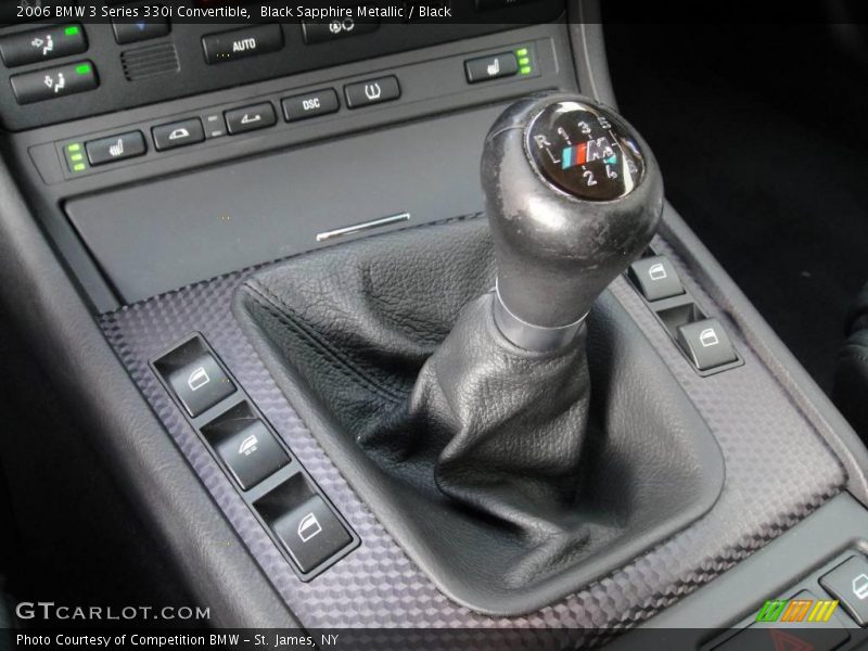Black Sapphire Metallic / Black 2006 BMW 3 Series 330i Convertible